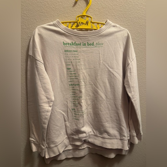 Beau Loves Square Sweater BREAKFAST  SZ6/7 - Picture 5 of 12